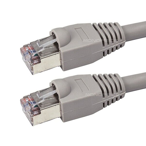 Cat5E 24AWG Stp Patch Cable,25 Ft.Gray